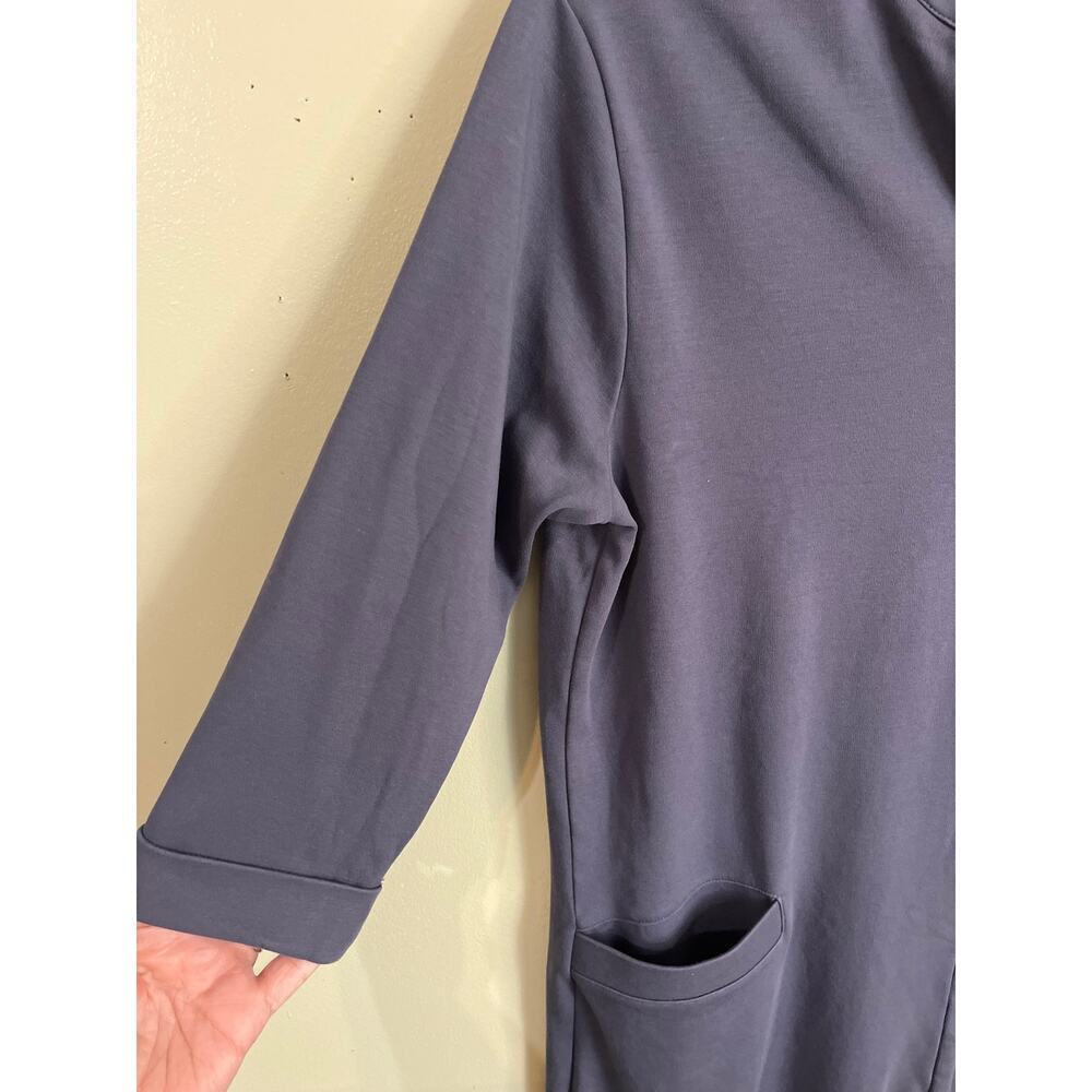 Haven Well Within Polished Lounge Split-Neck Dress, size medium, MSRP $128 - Picture 8 of 12